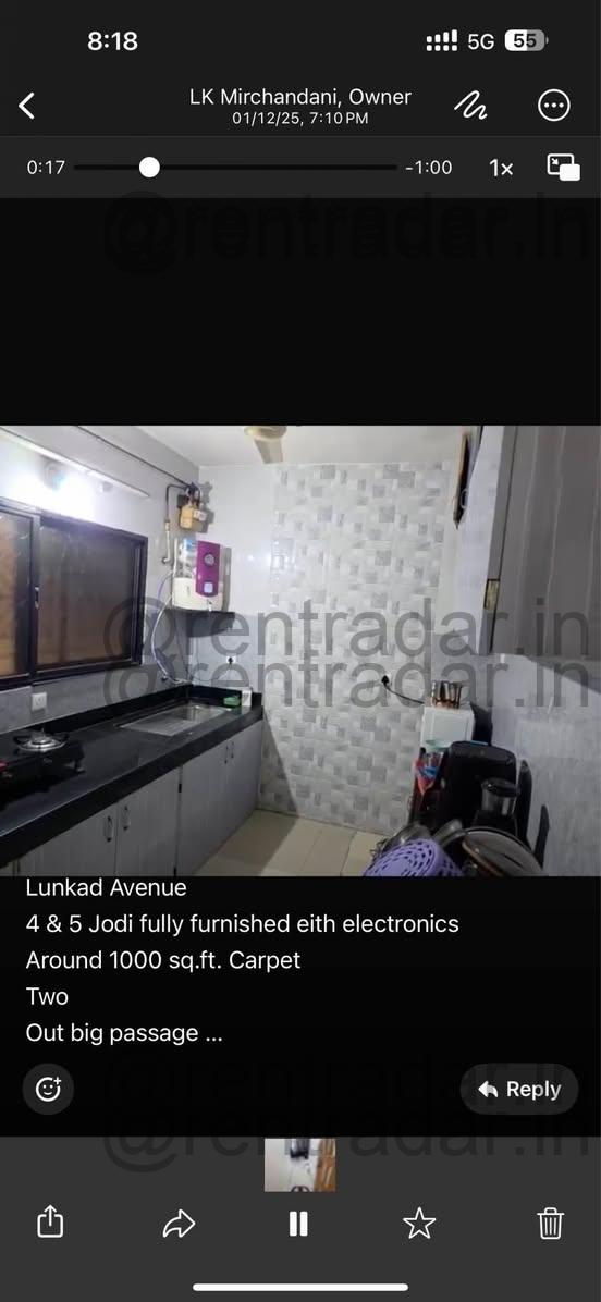 3 Bedroom For Rent at Viman Nagar