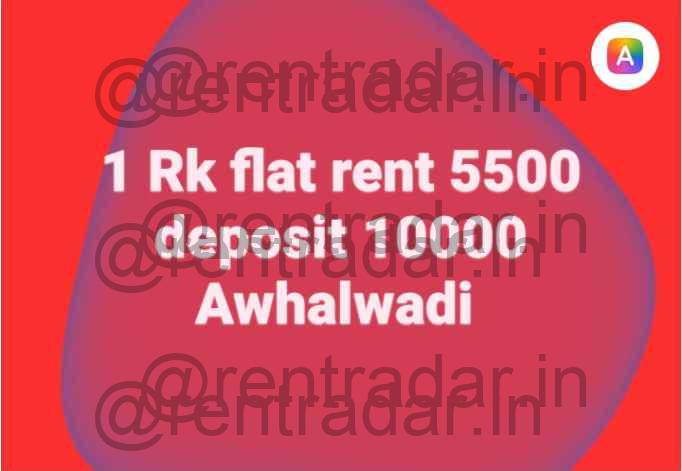 1 RK Property For Rent at Awhalwadi
