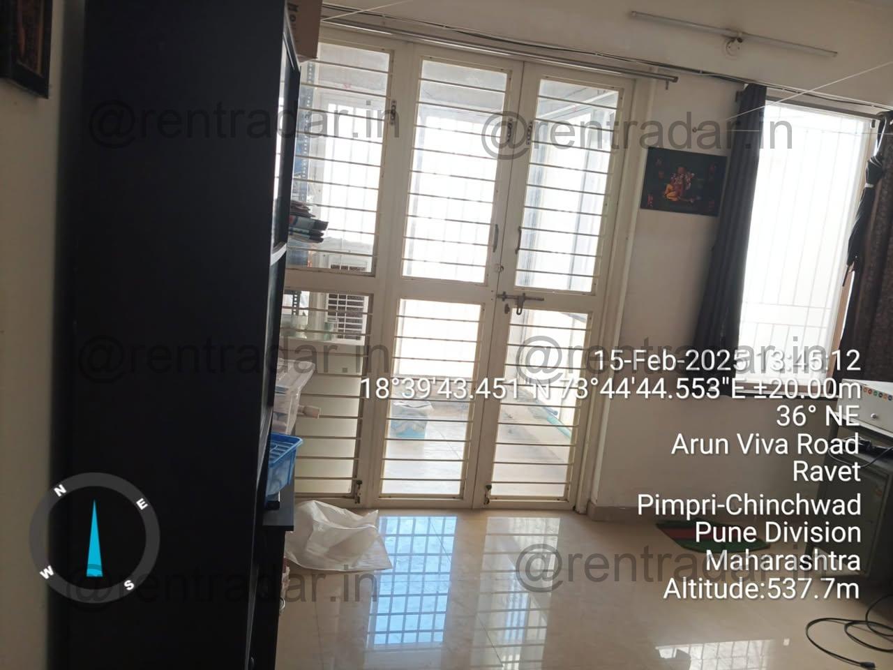 1 Bhk For Rent at Arun Blu Society, Mhaske Wasti Ravet (arun Blu Society)