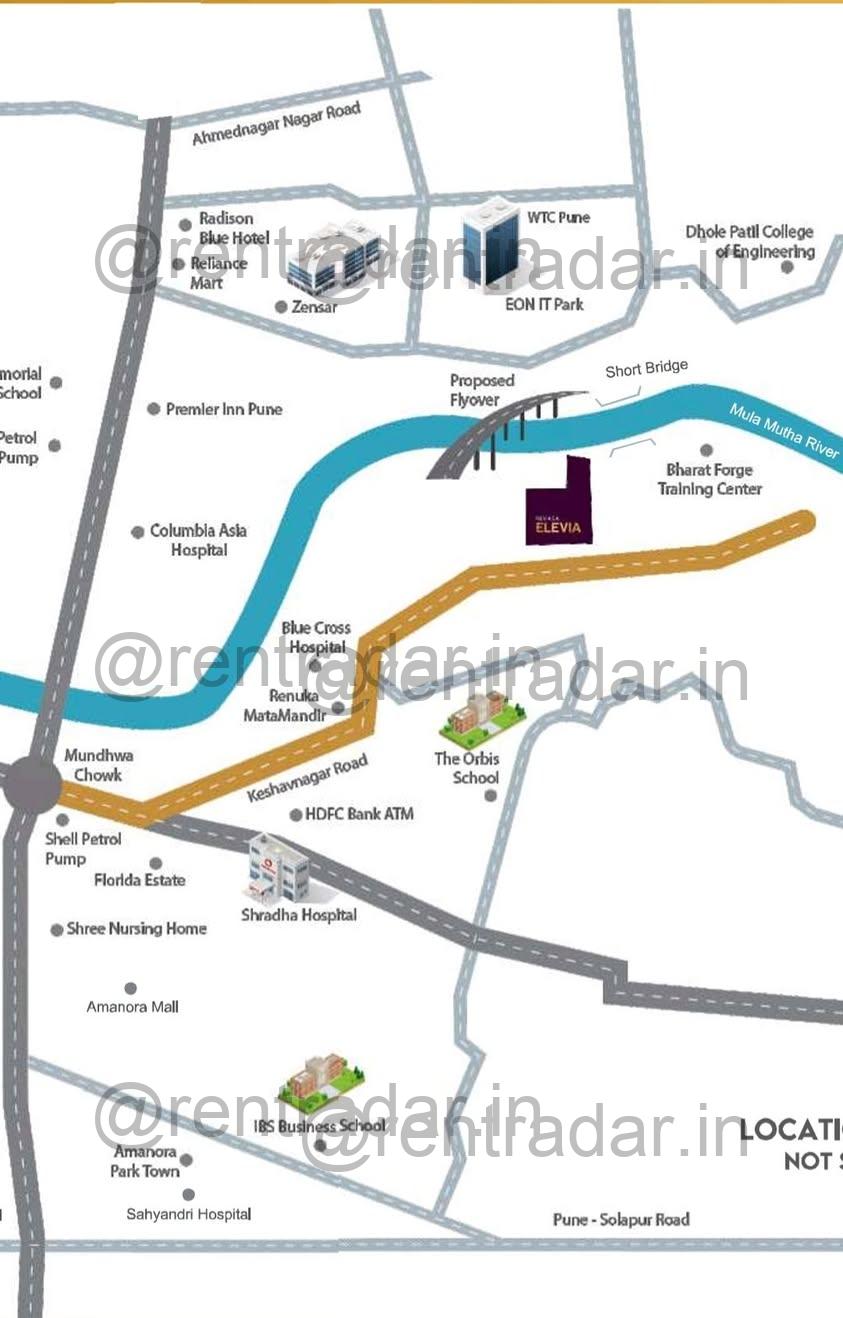 Rental Property Property For Rent at Keshav Nagar, Mundwa (nivasa Elevia)