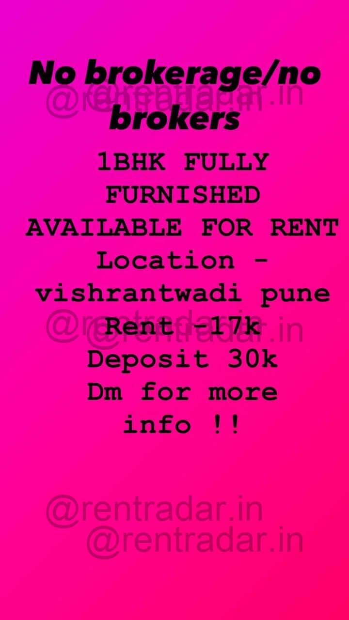 1 Bhk For Rent at Mohanwadi Pratik Nagar Yerwada (aditi Apartment)