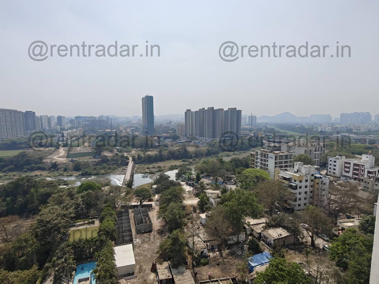3bhk For Rent at Wakad (mont Vert One)