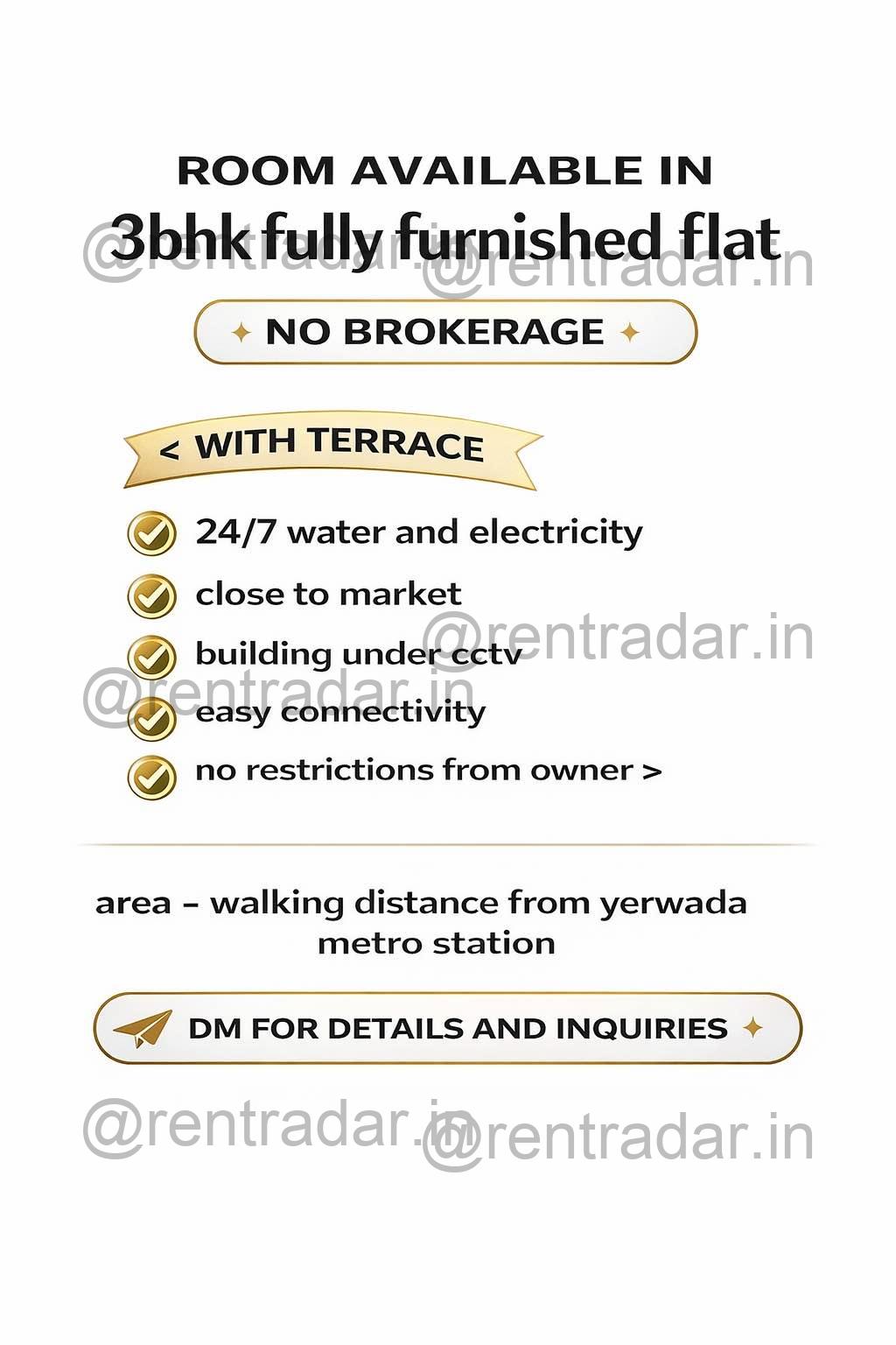 Room in 3bhk at Pune, MH