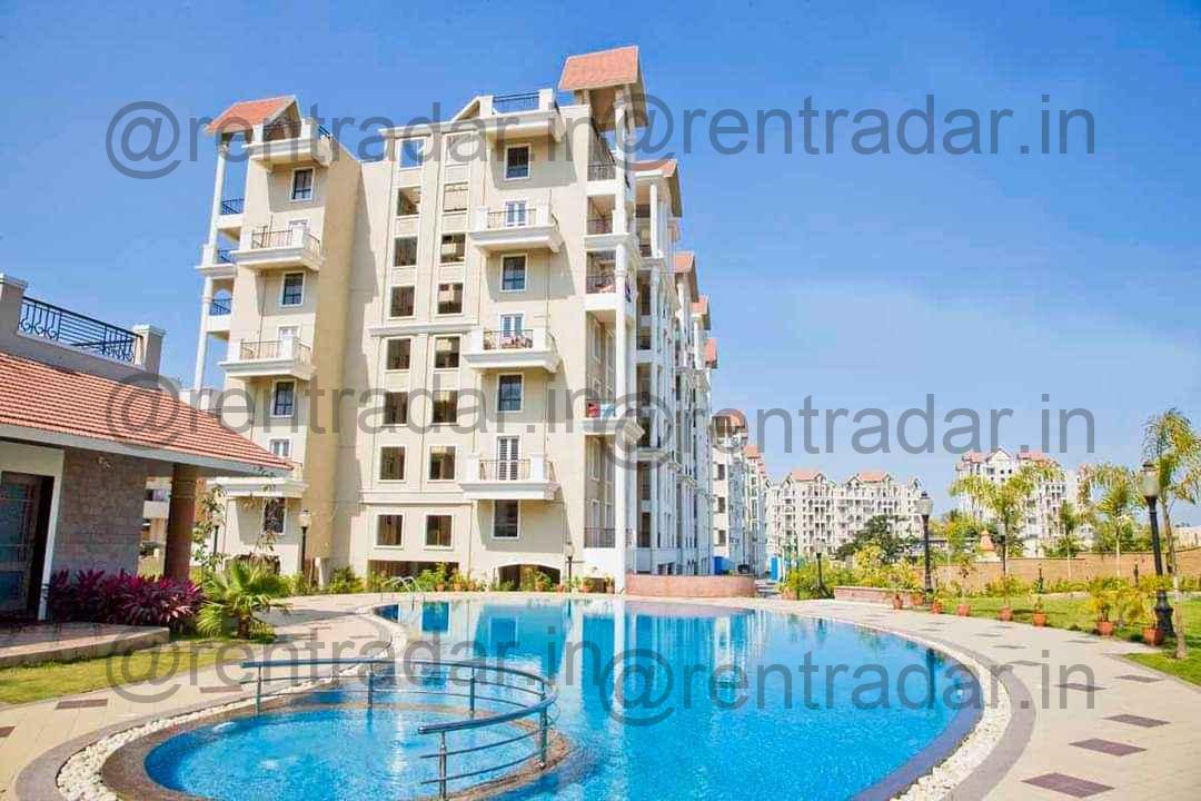 3 Bhk For Rent at Nyati Environ