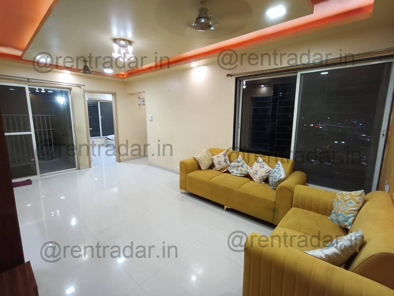 2 Bhk For Rent at Wakad (the Address Society)