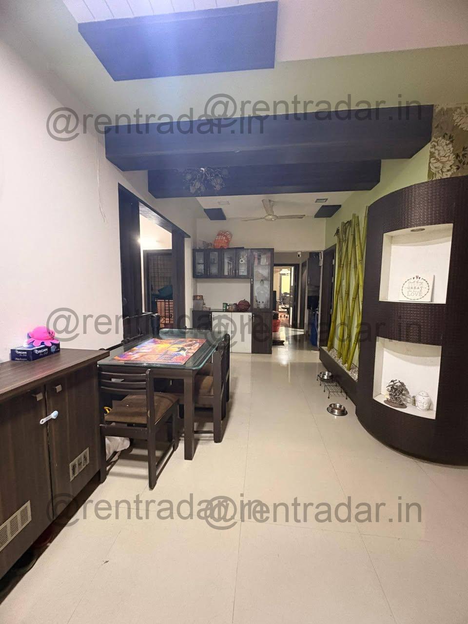 3 Bhk For Rent at Tingarenagar (nyati Environ)