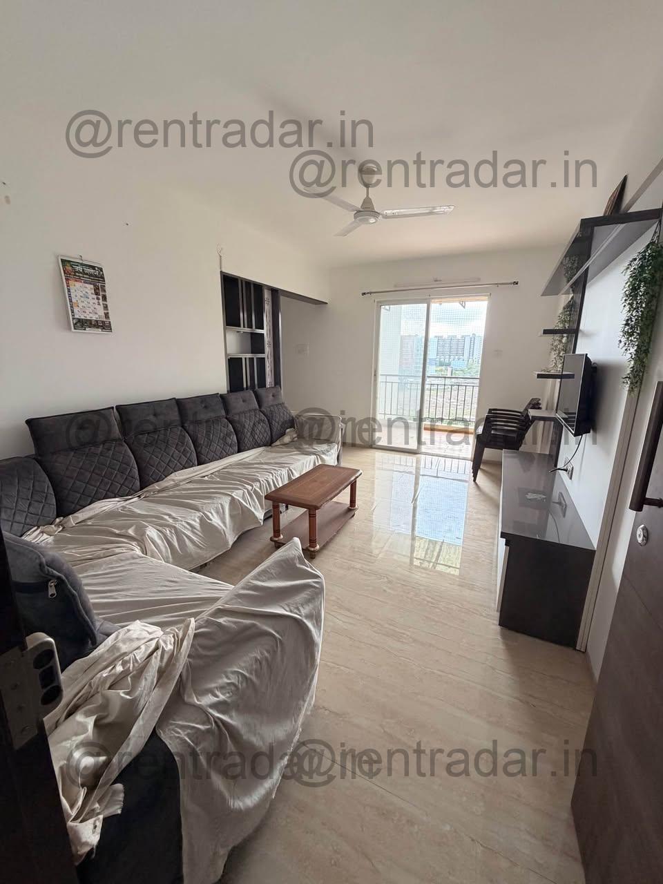 2 Bhk For Rent at Dhanori (golden Winds)