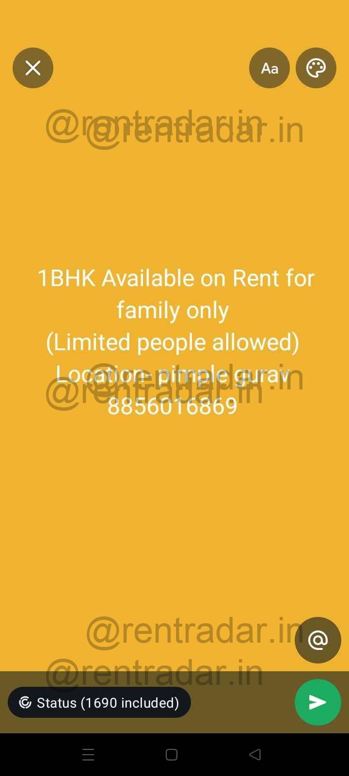 1 Bhk For Rent at Pimple Gurav