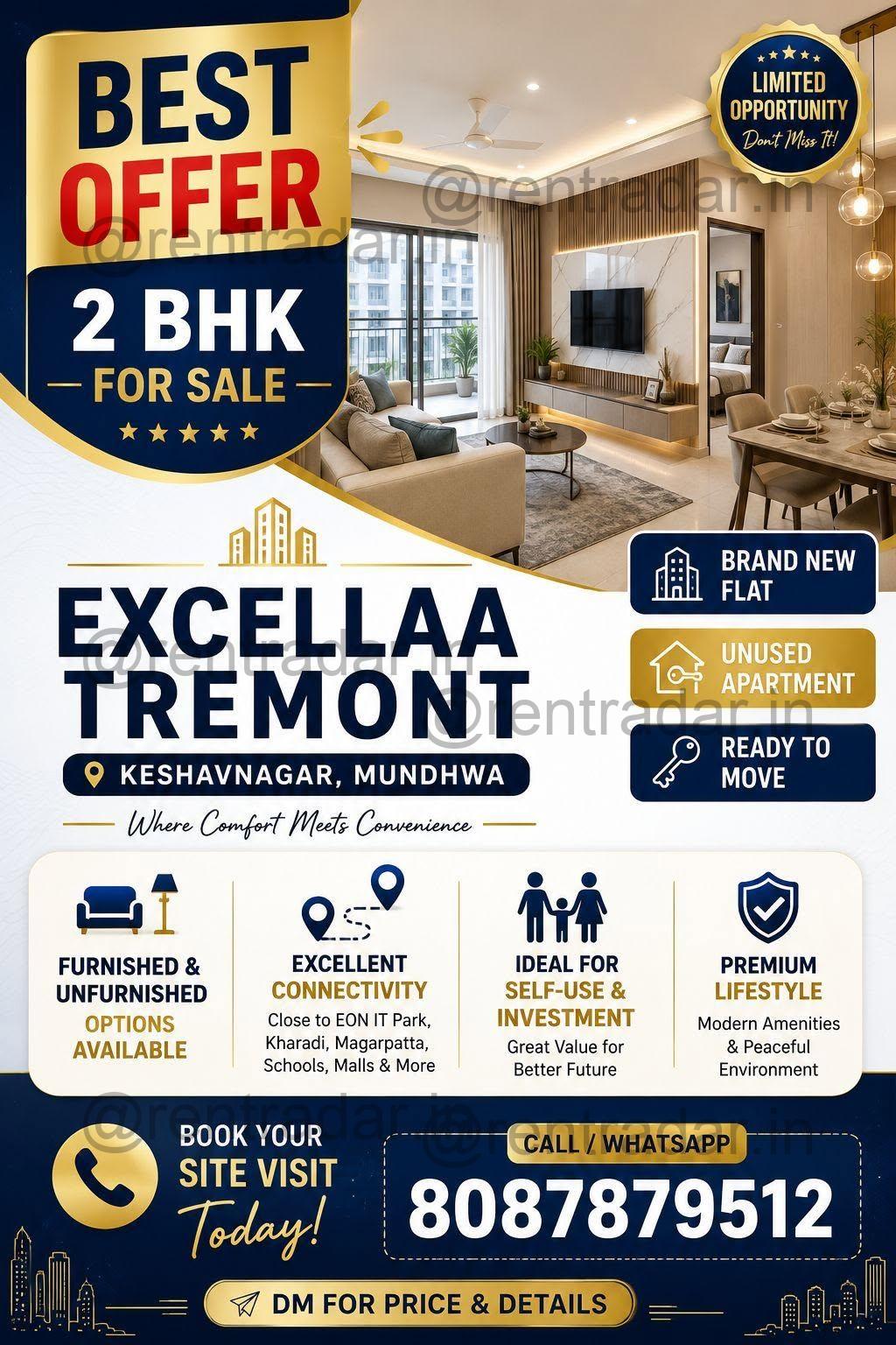 2 Bhk For Rent at Pune, MH