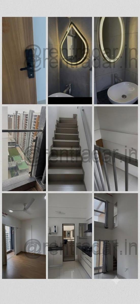 Duplex 2 Bhk For Rent at Kharadi (planet of Joy by Gera Developers)