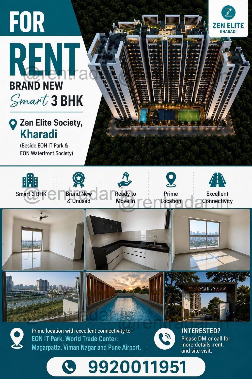 3 Bhk For Rent at Pune, MH