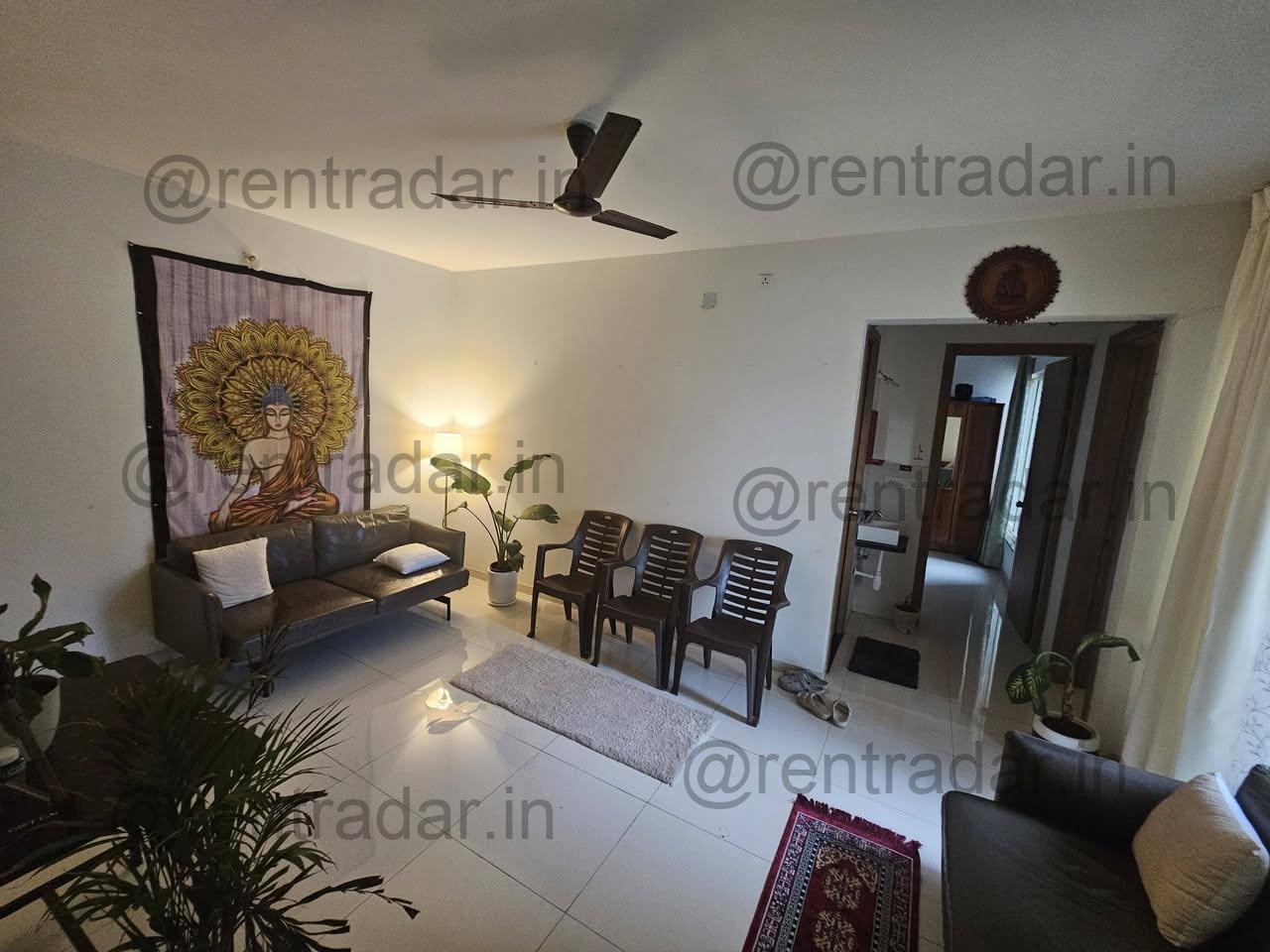 2 Bhk For Rent at Hinjewadi (fusion Towers)